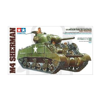 U.S. M4 SHERMAN EARLY PRODUCTIONS SKALA 1/35